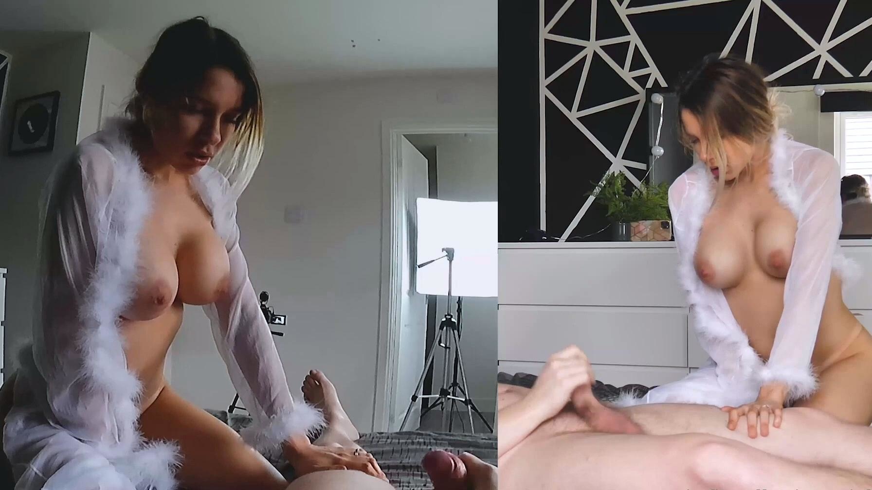 Hot amateur babe toys her orgasmic pussy