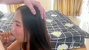 Asian Babe Experiences Her First Huge Cock Inside Her