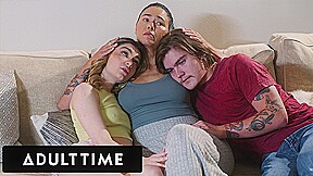 ADULT TIME - MILF Dana Vespoli Has Taboo Threesome WIth Stepbaes To Comfort Scar