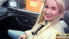 Blonde slut cockriding stranger