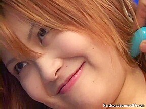 Hot japanese teen goes solo masturbating in POV