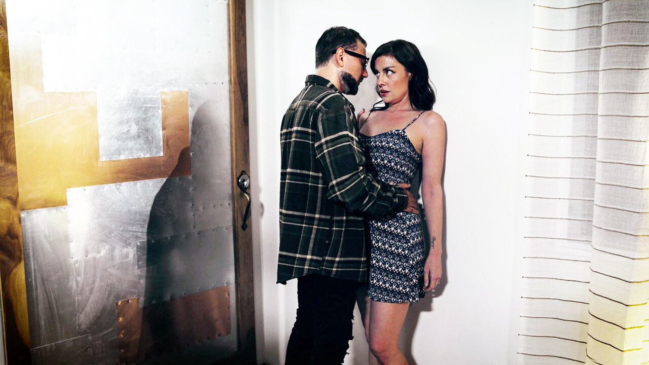 Get the fuck out of my apartment right now you perv creep!