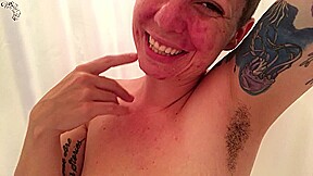 NIKKISFETISHES - Hot MILF Hairy Armpits in the Shower JOI