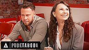 PURE TABOO Caring Liz Jordan Cheers Up Humiliated Older Date In Restaurant After