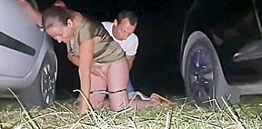 dogging d une coquine grassouillette