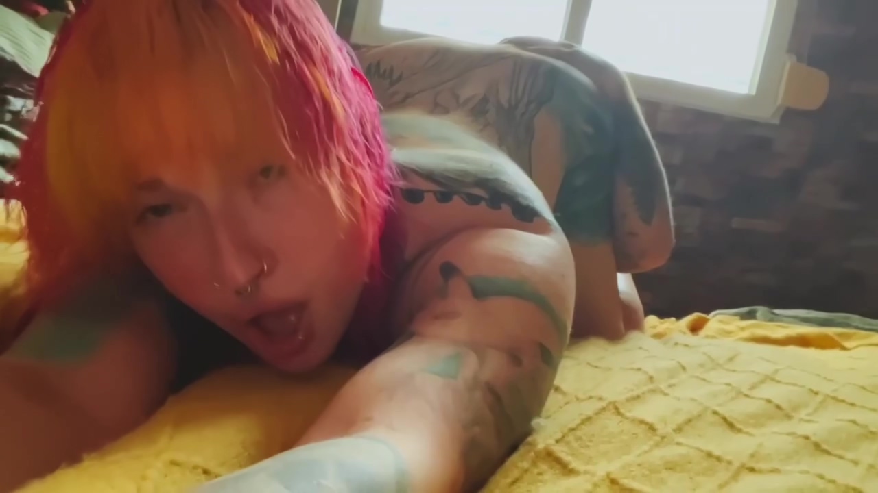 Goth Couple Enjoy Sexy Time. Licking, Fucking, Sucking