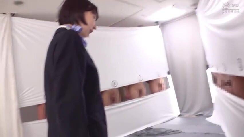 No-Hands Blowjob Challenge with Flight Attendants
